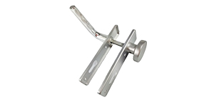 sekční garážová vrata klika-koule