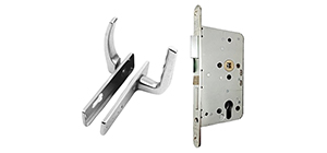 sekční garážová vrata Panikový zámek