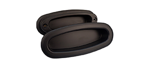 sekční garážová vrata madlo ovalne plast