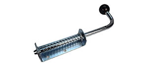 sekční garážová vrata závora pozinkovaná