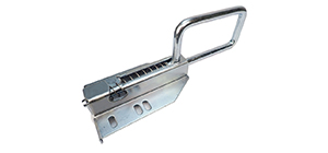 sekční garážová vrata závora pozinkovaná