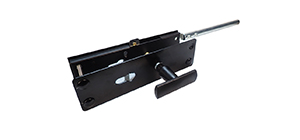 sekční garážová vrata uzamykatelná zavora