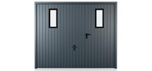 výklopná garážová vrata Okna svislá průchozí dveře