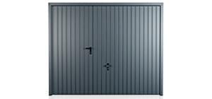 výklopná garážová vrata Dveře vlevo