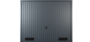 výklopná garážová vrata Větrací mřížky