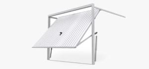 výklopná garážová vrata Manuální