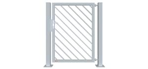 Branky pro rodinné domy jeklová šikmá doleva