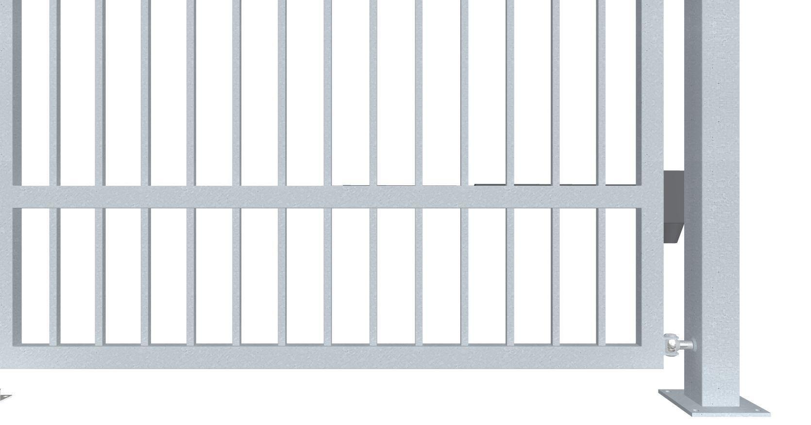 křídlová brána pro rodinné domy jeklová