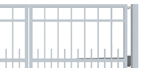 křídlová brána pro rodinné domy jeklová stejně dlouhé
