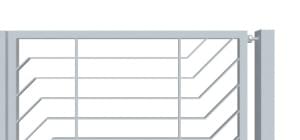 nesené brány pro průmysl ozdobné ozdobné pásoviny dolů