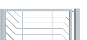 nesené brány pro průmysl ozdobné ozdobné pásoviny nahoru