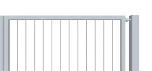 nesené brány pro průmysl ozdobné kulatiny svislé