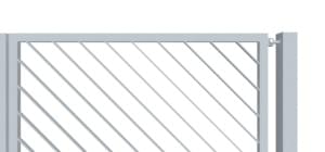 nesené brány pro průmysl ozdobné Šikmé pásoviny nahoru