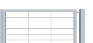 nesené brány pro průmysl ozdobné Pásovina vodorovné s kulatinami