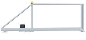 nesené brány pro rodinné domy rám bez výplně