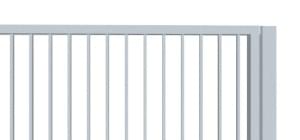 nesená brána pro rodinné domy jeklová