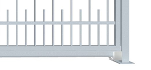 nesená brána pro rodinné domy jeklová stejně dlouhé