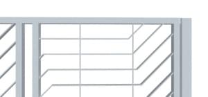 nesené brány pro rodinné domy ozdobné ozdobné pásoviny