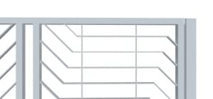 nesené brány pro rodinné domy ozdobné ozdobné pásoviny k sobě