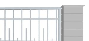 plotový dílec pro průmysl jeklová dlouhé krátké