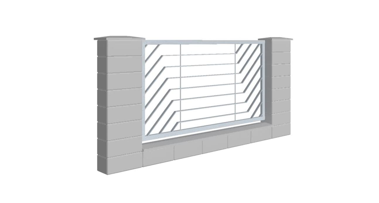 Plotový dílec pro rodinné domy