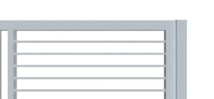 Posuvna brána pro rodinné domy jeklová vodorovná