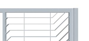 Posuvné brány pro rodinné domy ozdobné pásoviny směr brána