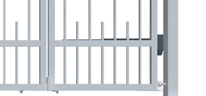 nesená brána pro rodinné domy jeklová stejně dlouhé