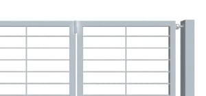 nesené brány pro průmysl ozdobné Vodorovné s kulatinami