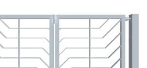 nesené brány pro průmysl ozdobné cikcak