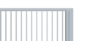 Teleskopické nesené brány pro rodinné domy jeklová