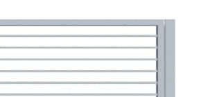 Teleskopické nesené brány pro rodinné domy jeklová vodorovná