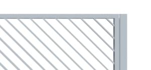 Teleskopické nesené brány pro rodinné domy jeklová šikmá proti sobě nahoru