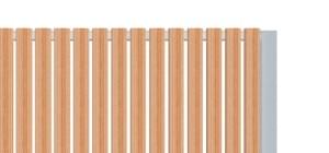 Teleskopické nesené brány pro rodinné domy dřevěnné prkna svislá úzká