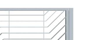 Teleskopické nesené brány pro rodinné domy ozdobné pásoviny doprostřed dolů