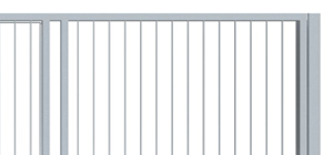 Teleskopické nesené brány pro rodinné domy ozdobné kulatiny svislé