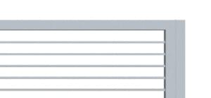 Teleskopické posuvné brány pro rodinné domy jeklová vodorovná