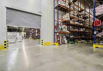 protipožární uzávěr textilní vrata novák