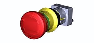 Rolovací průmyslová vrata Nouzový vypínač