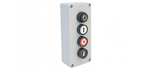 Rolovací průmyslová vrata totman - uzamykatelne_trojtlacitko