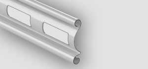 Rolovací garážová vrata BP 146 sklicka