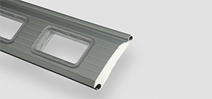 Rolovací garážová vrata BP95 proskleni