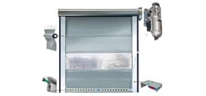 Rolovací rychloběžná průmyslová vrata Lomítko PR extrémní rozměry