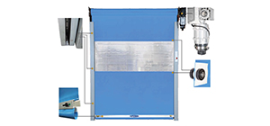 Rolovací rychloběžná průmyslová vrata Lomítko SV-FU pro univerzální řešení